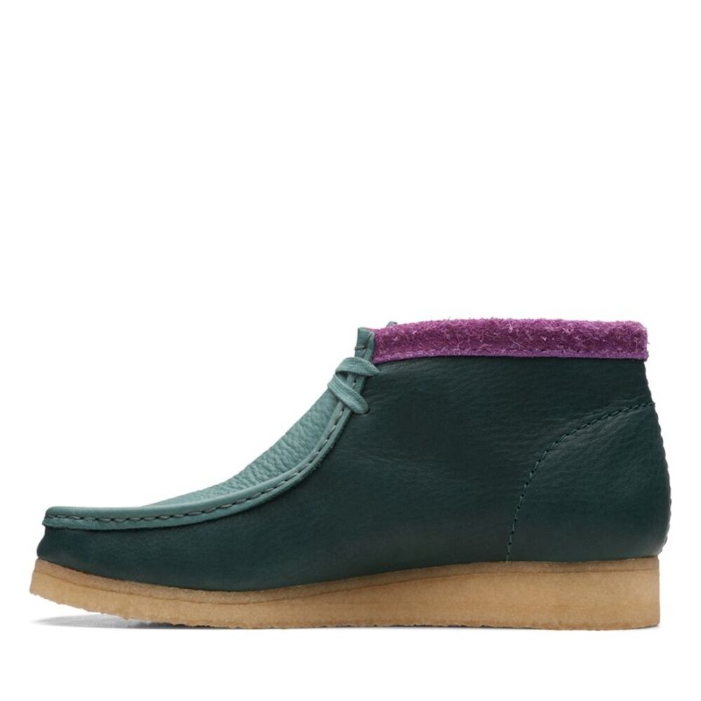 Clarks Mens Wallabee Boot Green Boots (NWT) - Picture 5 of 6